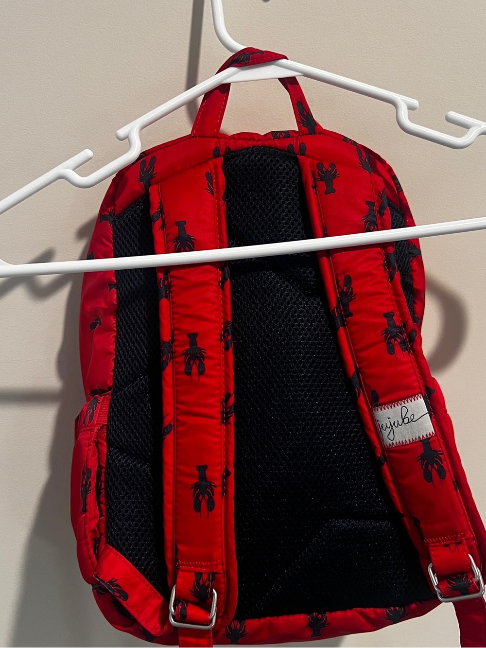 Ju-Ju-Be Kids Backpack in Cape Cod Red with Navy Print - Picture 9 of 9